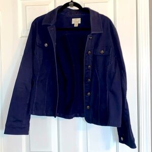 Christopher & Banks Navy Jacket